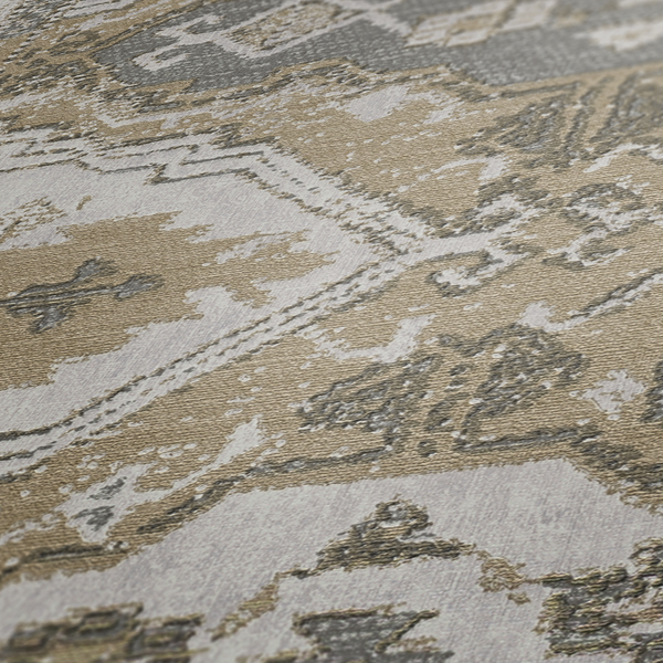 Vliestapete Said Orientalischer Teppich - Vlies - Beige / Grau
