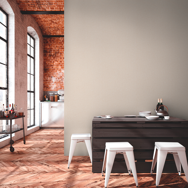 Vliestapete Ava III - Vlies - Beige