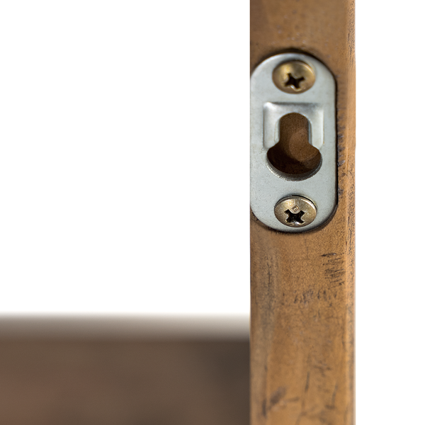 Wandregal TAMATI 3er-Set - Pinie massiv