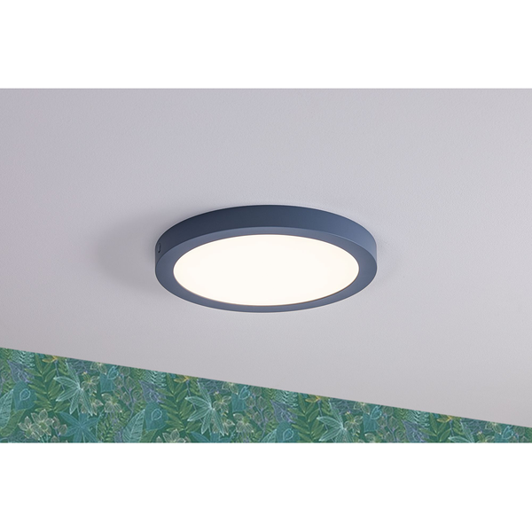 LED-Deckenleuchte Abia - Polycarbonat - 1-flammig - Babyblau