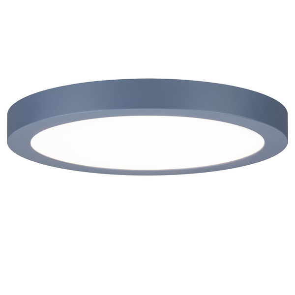 LED-Deckenleuchte Abia - Polycarbonat - 1-flammig - Babyblau