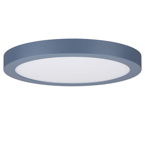 LED-Deckenleuchte Abia - Polycarbonat - 1-flammig - Babyblau