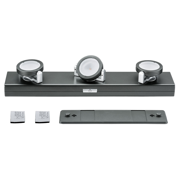 LED-Deckenleuchte Rotate - Polycarbonat - 3-flammig