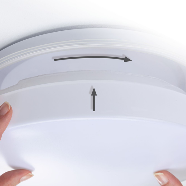 Deckenleuchte Axin - Polycarbonat - 1-flammig