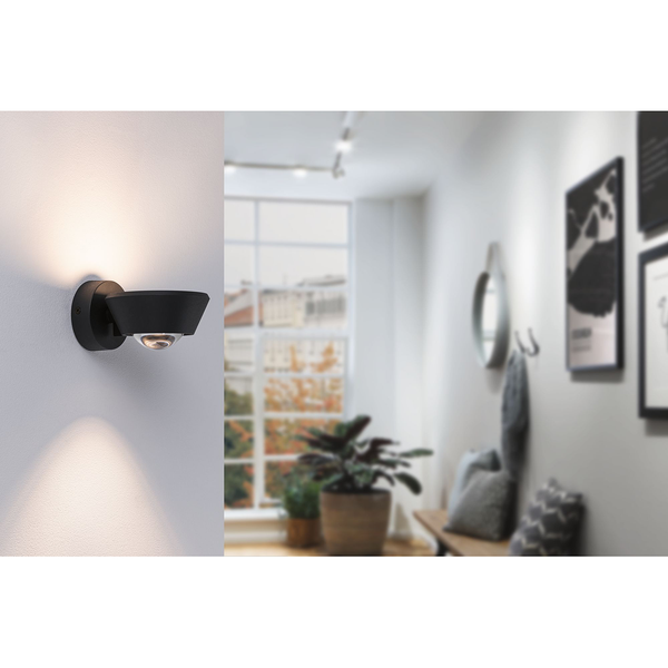 LED-Wandleuchte Sabik - Polycarbonat - 1-flammig