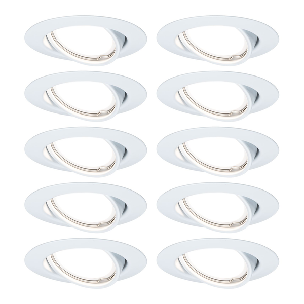 Einbauleuchte Dubai II (10er-Set) - Aluminium - 10-flammig