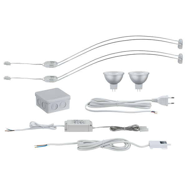 LED-Wandleuchte Chifley - Aluminium - 2-flammig