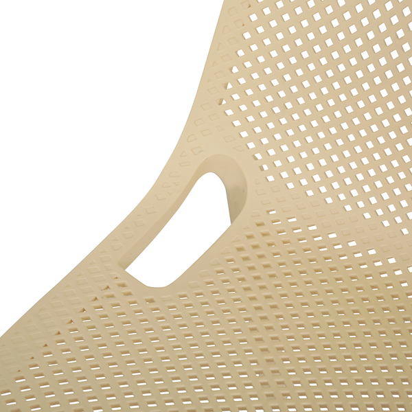 Stapelstuhl VACARIA 2er-Set - Polyethylen - Beige