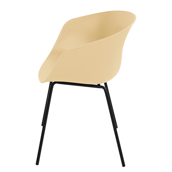 Gartenstuhl VEDENE 2er-Set - Polyethylen / Stahl - Beige