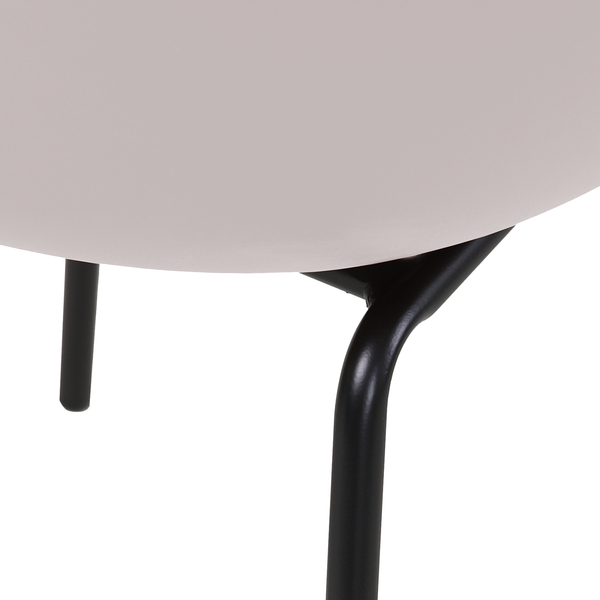 Gartenstuhl VEDENE 2er-Set - Polyethylen / Stahl - Grau