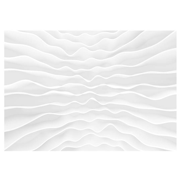 Fototapete Origami Wall - Premium Vlies - Weiß - 200 x 140 cm