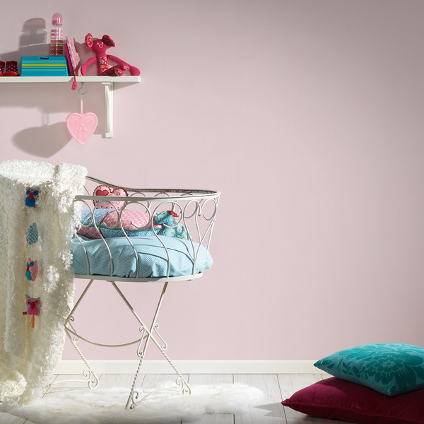 Vliestapete Welaka - Pink - 0,53m x 10,05m - Rosa