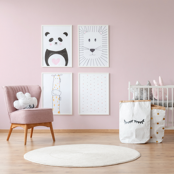 Vliestapete Welaka - Pink - 0,53m x 10,05m - Rosa