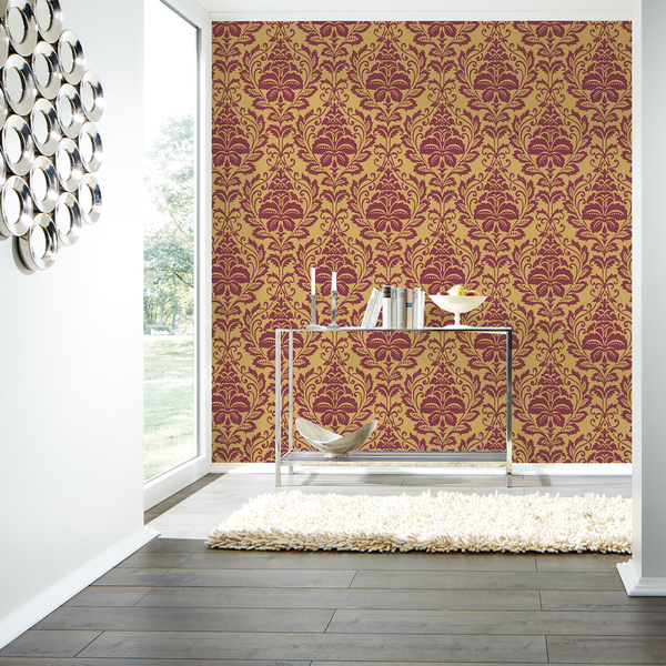 Vliestapete Wabasso - Gold - 0,53m x 10,05m - Gold