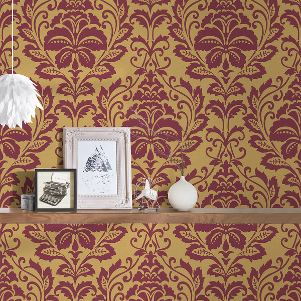 Vliestapete Wabasso - Gold - 0,53m x 10,05m - Gold