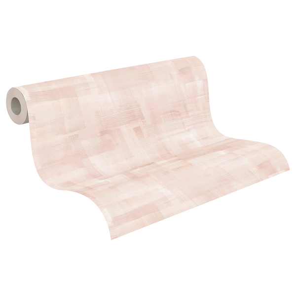 Vliestapete Bernavo - Pink - 0,53m x 10,05m - Rosa