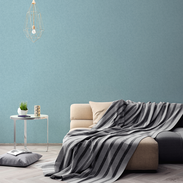 Vliestapete Bowmont - Blau - 0,53m x 10,05m - Blau