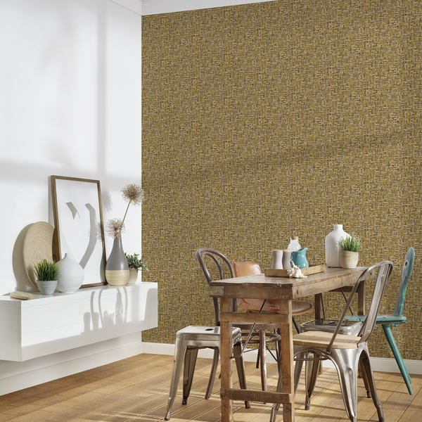 Vliestapete Berane - Gold - 0,53m x 10,05m - Gold