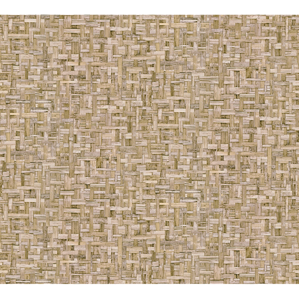 Vliestapete Berane - Braun - 0,53m x 10,05m - Beige