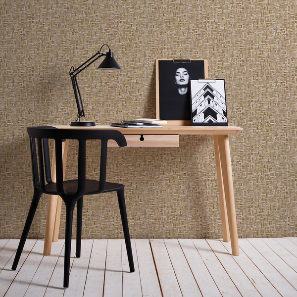 Vliestapete Berane - Braun - 0,53m x 10,05m - Beige