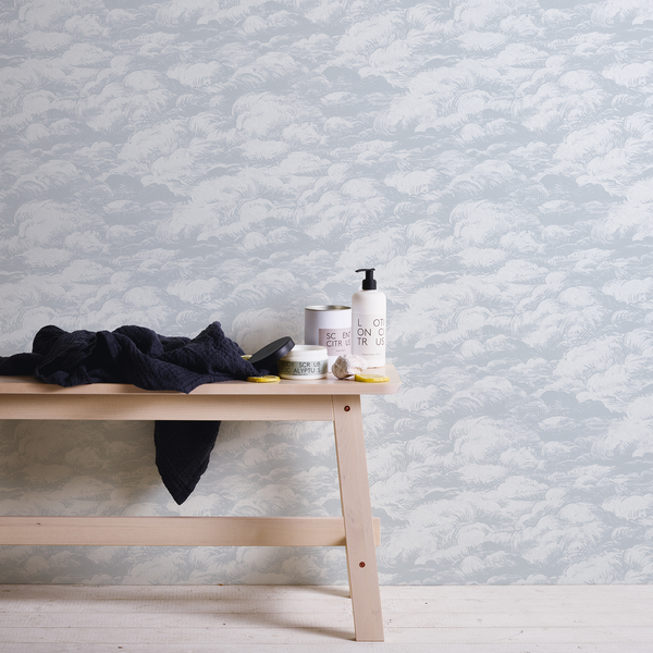 Vliestapete Aramella - Silber - 0,53m x 10,05m - Lichtgrau