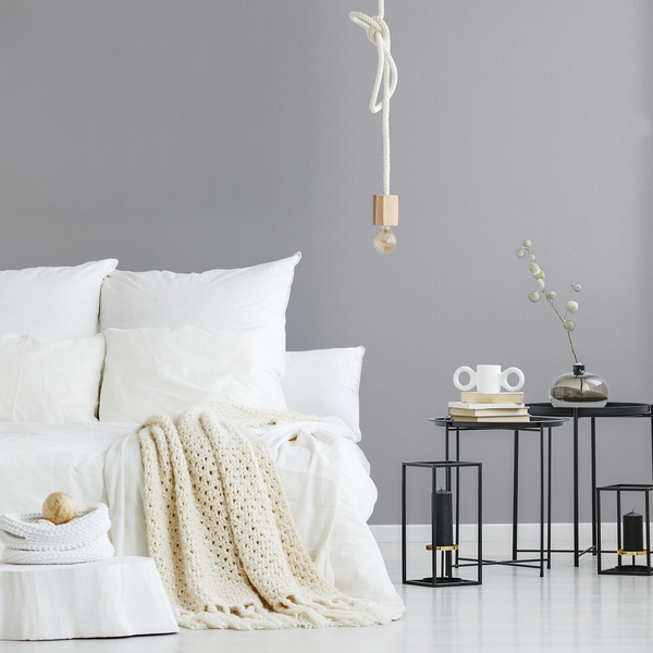 Vliestapete Cooga - Grau - 0,53m x 10,05m - Grau