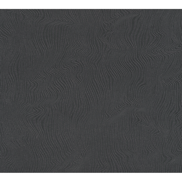 Vliestapete Corsano - Schwarz - 0,53m x 10,05m - Schwarz