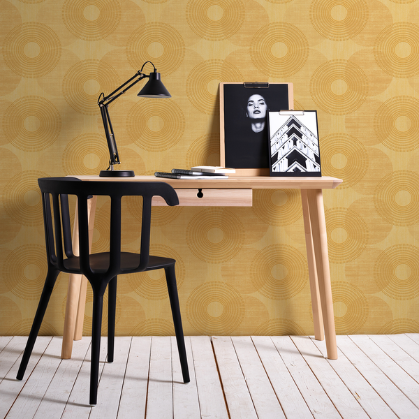 Vliestapete Osen - Orange - 0,53m x 10,05m - Orange