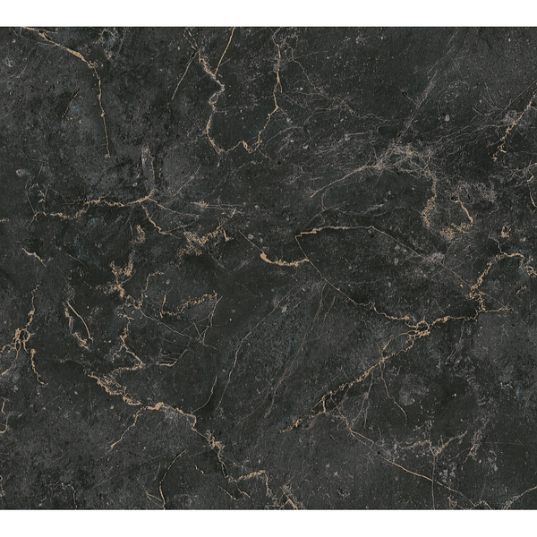 Vliestapete Monumental - Schwarz - 0,53m x 10,05m - Marmor Braun Dekor