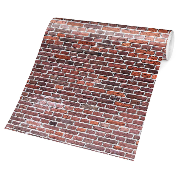 Vliestapete Backstein Mauer Rot - Vliespapier - Rot - 432 x 290 cm