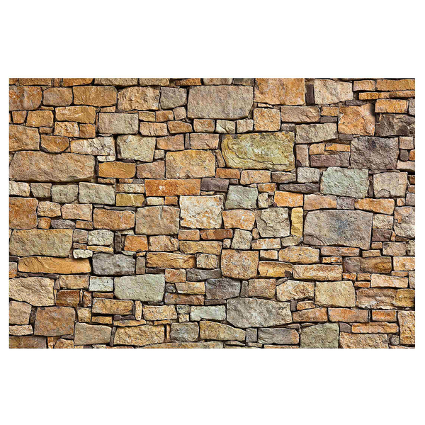 Vliestapete Croatia Stonewall - Vliespapier - Braun - 384 x 255 cm