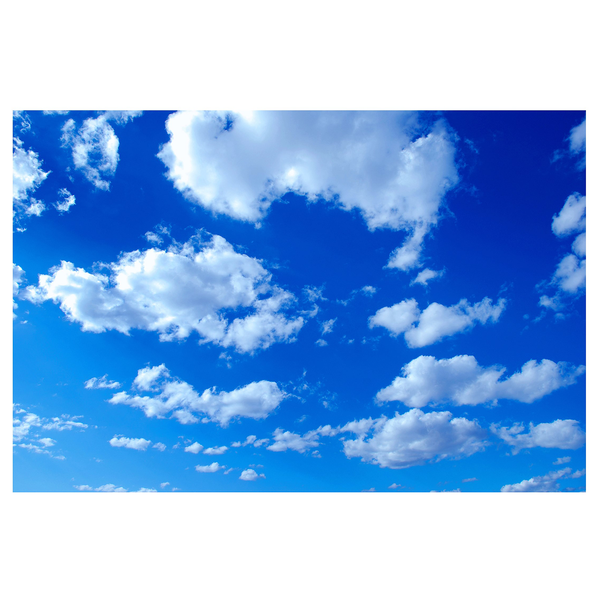 Vliestapete Wolkenhimmel - Vliespapier - Blau - 432 x 290 cm