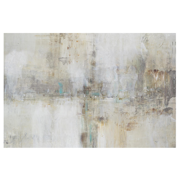 Vliestapete Essenz - Vliespapier - Grau - 384 x 255 cm