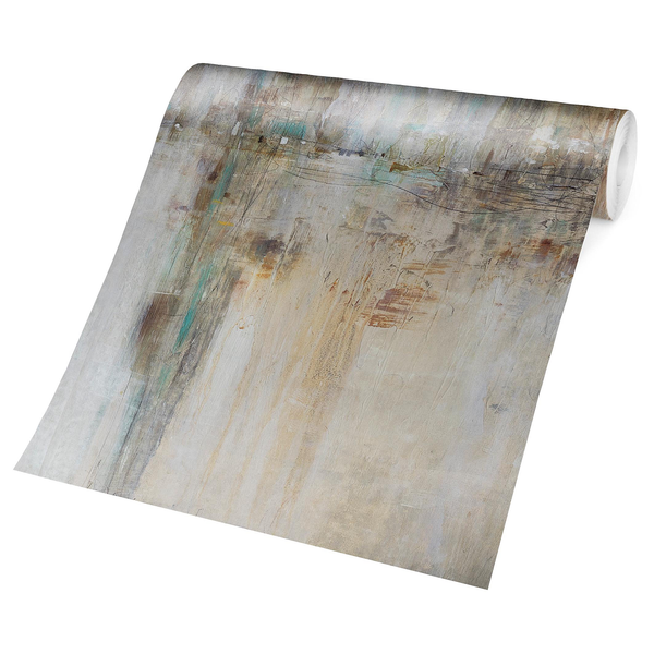 Vliestapete Essenz - Vliespapier - Grau - 384 x 255 cm