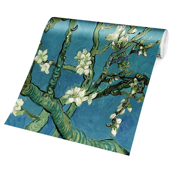 Vliestapete Vincent van Gogh Mandelblüte - Vliespapier - Blau