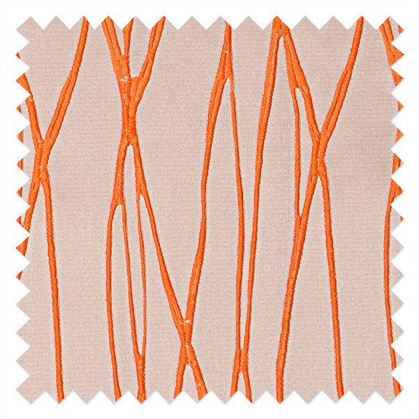 Kissenbezug Serenade I - Polyester - Orange - 46 x 46 cm
