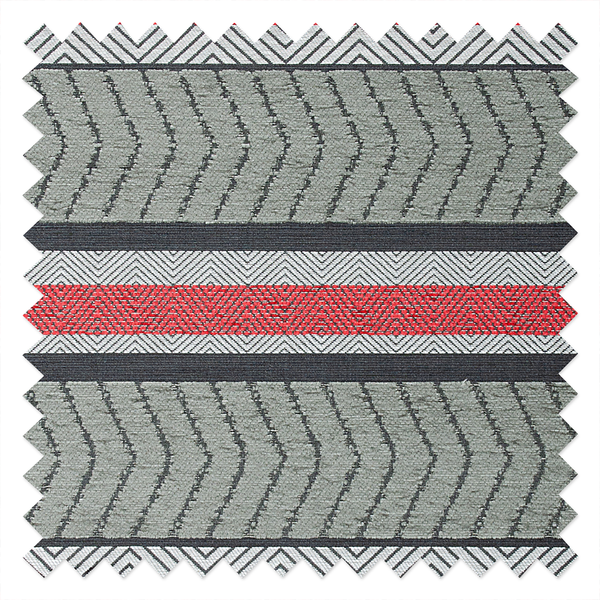 Kissenbezug Ilona - Polyester / Polyacryl - Rot - 48 x 48 cm