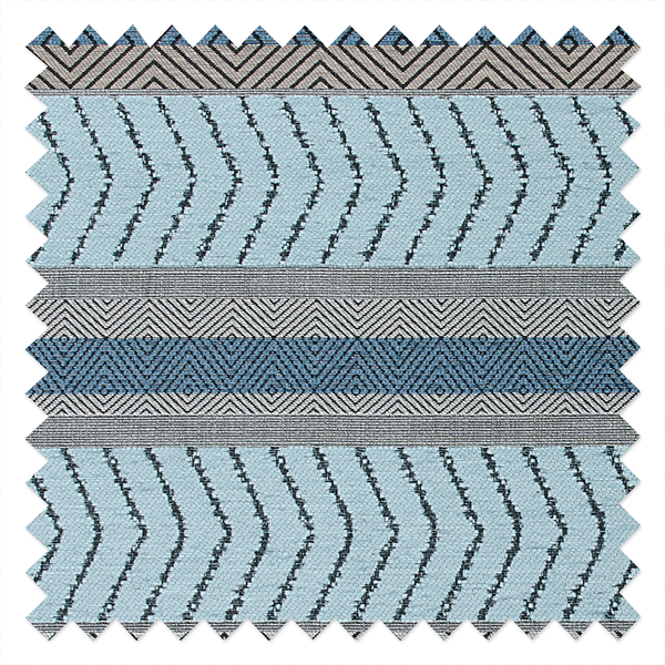 Kissenbezug Ilona - Polyester / Polyacryl - Blau - 48 x 48 cm