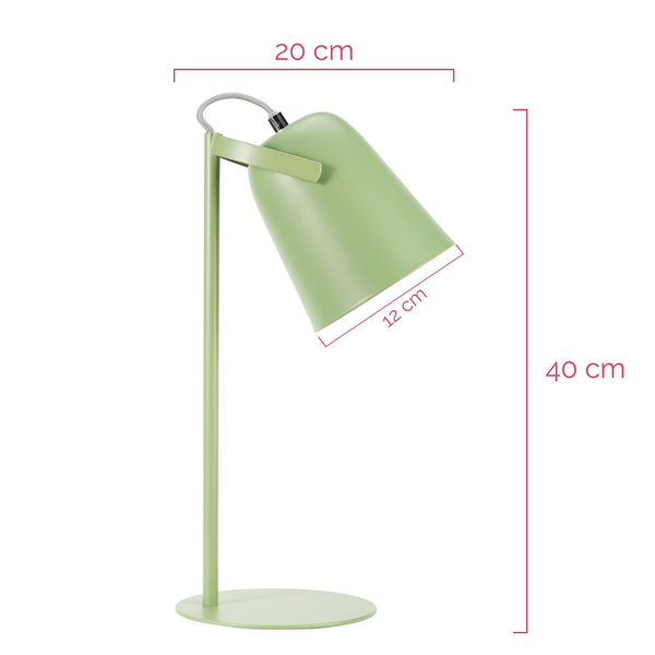 Tischleuchte True Pistachio - Aluminium - 1-flammig
