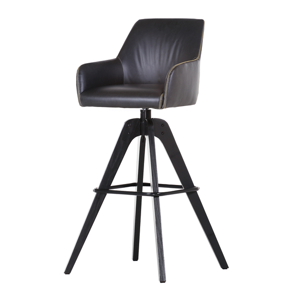 Barstuhl Forde - Schwarz