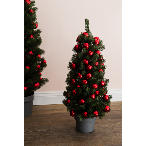 Weihnachtsbaum Cubell - Polyester PVC - Grün - Höhe: 60 cm