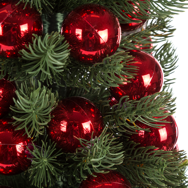 Weihnachtsbaum Cubell - Polyester PVC - Grün - Höhe: 60 cm