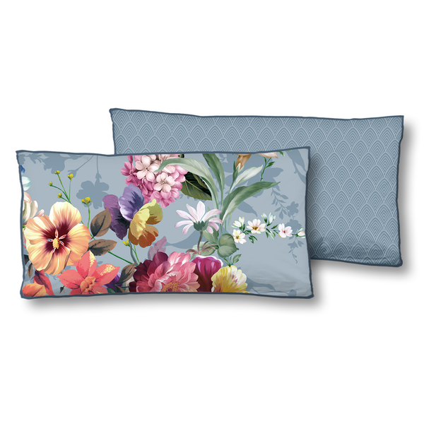 Dekokissen Novara I - Polysamt - Grau