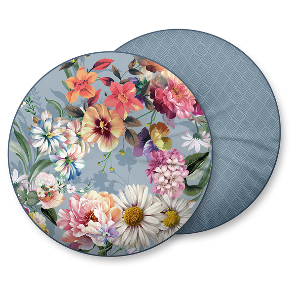 Dekokissen Novara III - Polysamt - Grau