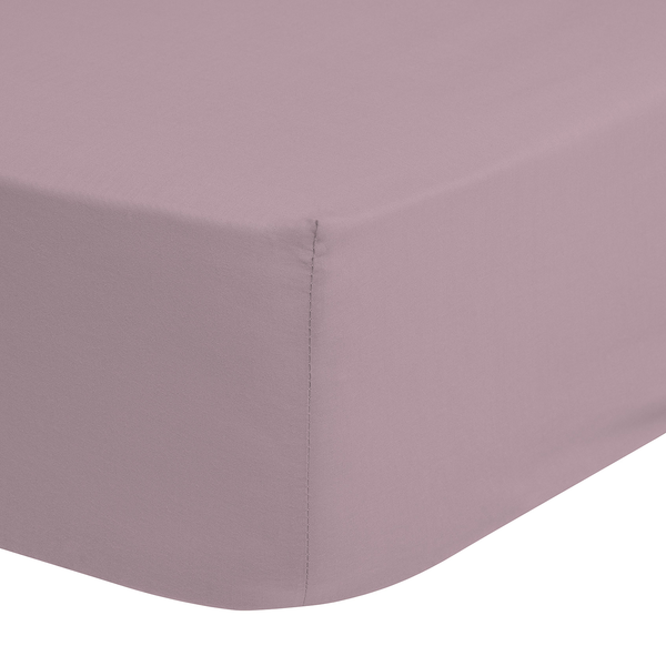 Spannbettlaken Jenny - Baumwolle - Rosa - 100 x 200 cm