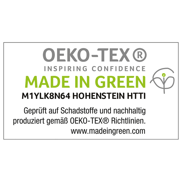 Linon Bettwäsche 0455775 - Baumwolle - Grau - 135 x 200 cm + Kissen 80 x 80 cm