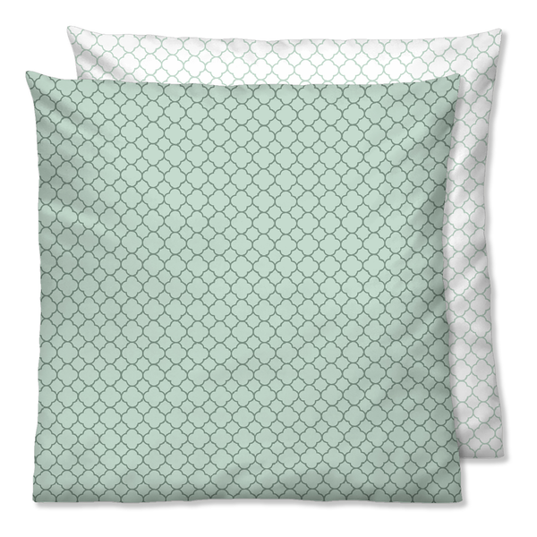 Mako-Satin Kopfkissenbezug 0636045 - Baumwolle - Mint - 40 x 80 cm