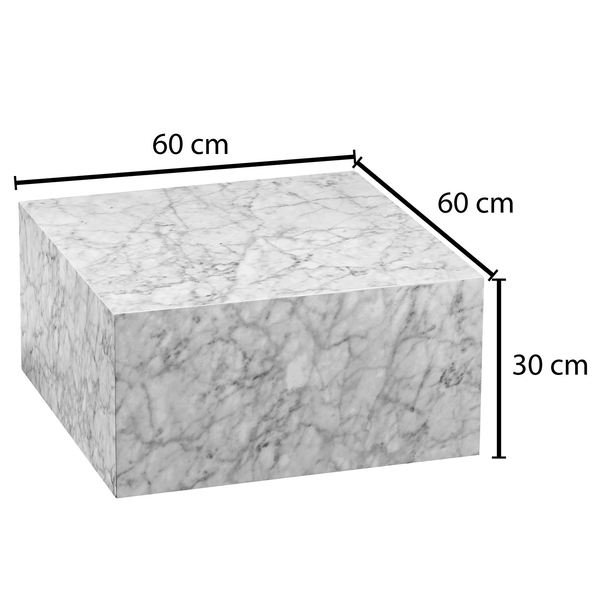 Couchtisch Muzio I - Marmor Grau Dekor