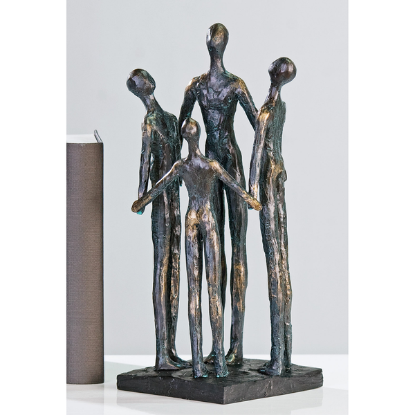 Skulptur Group - Kunstharz - Bronze