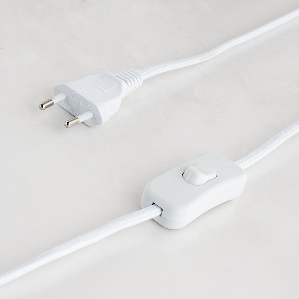 Tischleuchte Coopie - Keramik / Mischgewebe - 1-flammig